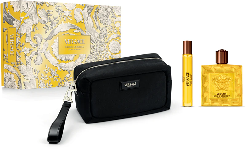 Eros Energy Pour Homme Kit (EDP 100ml + Travel 10ml + Nécessaire) — VERSACE
